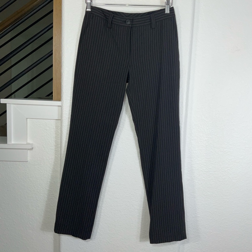 Vivienne Westwood Black/Subtle red Striped Trousers